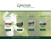 Tablet Screenshot of mcnabbfuneralhomes.com